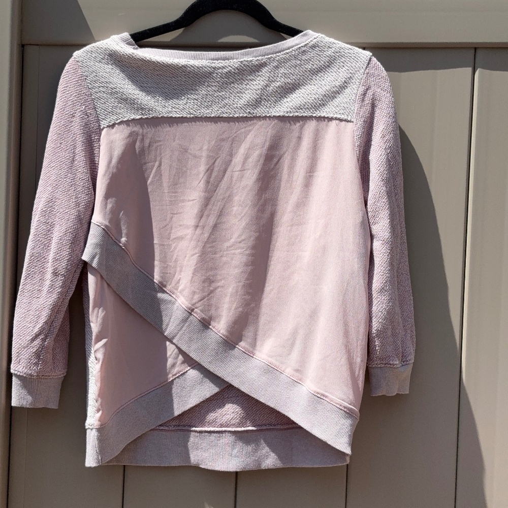 Pink flowy long-sleeve